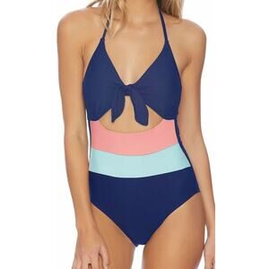 NWT Splendid Small Striped One Piece Swimsuit